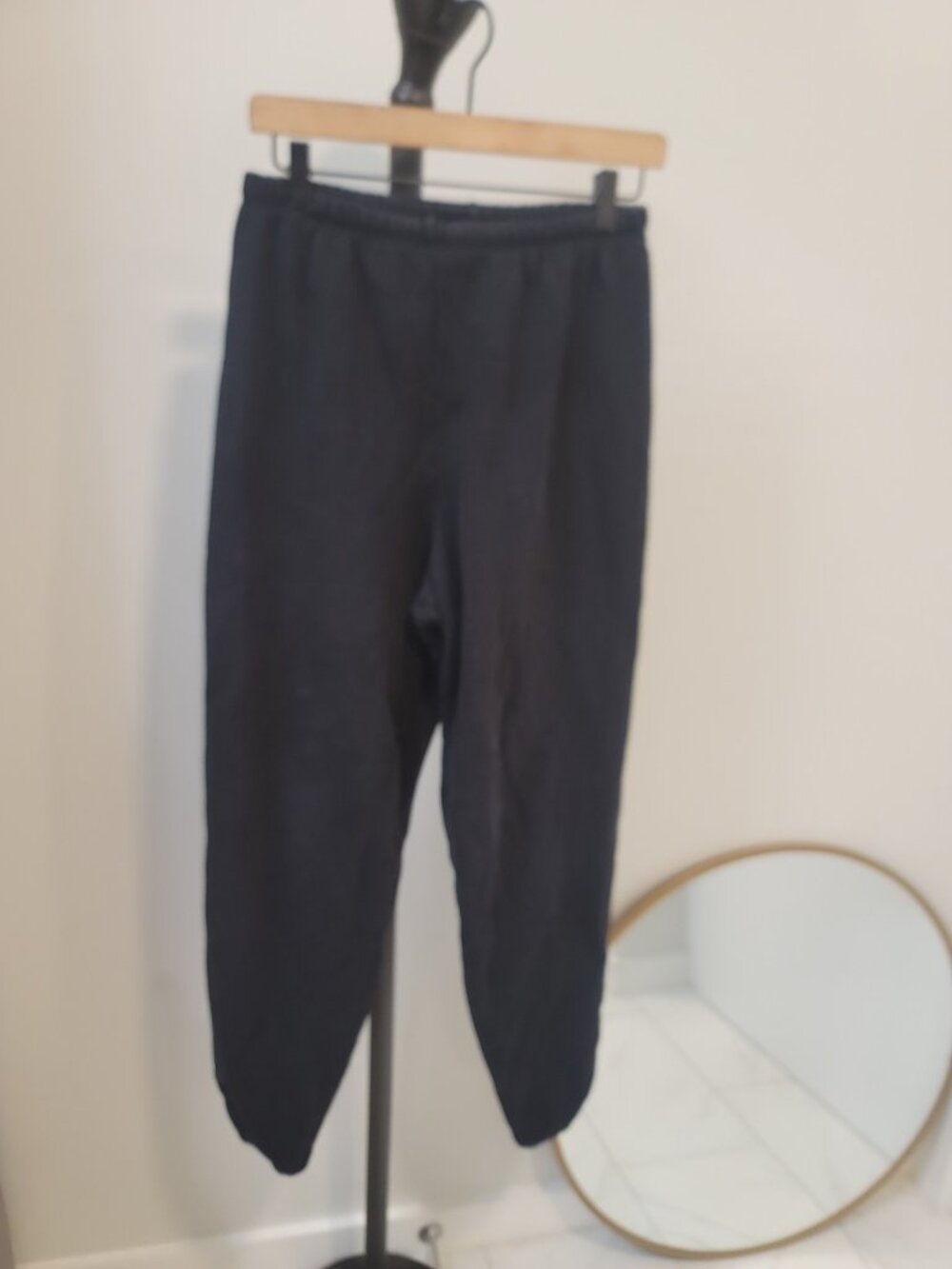 Joah Brown Oversized Womens Black Joggers Sweatpants Size Xs/S